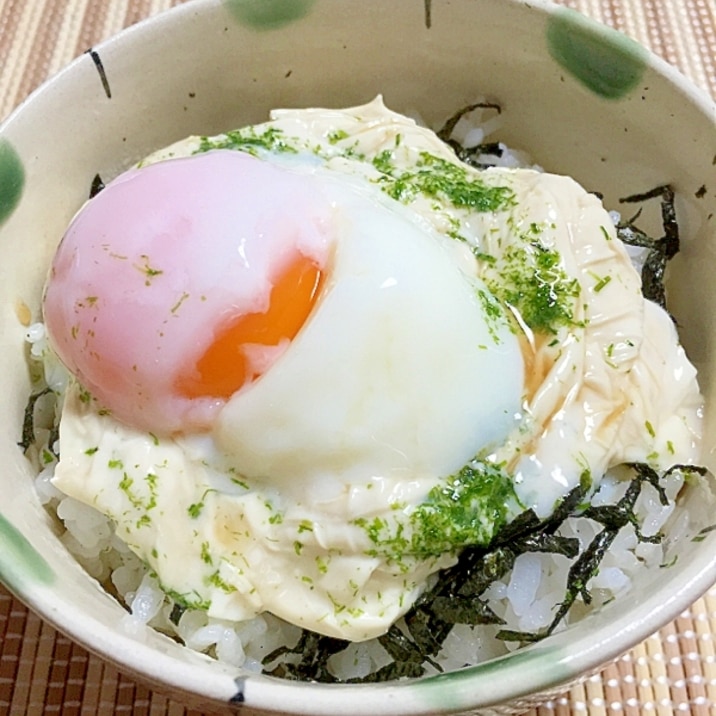 火も包丁も不要！のせるだけ！とろ〜り生湯葉丼♪